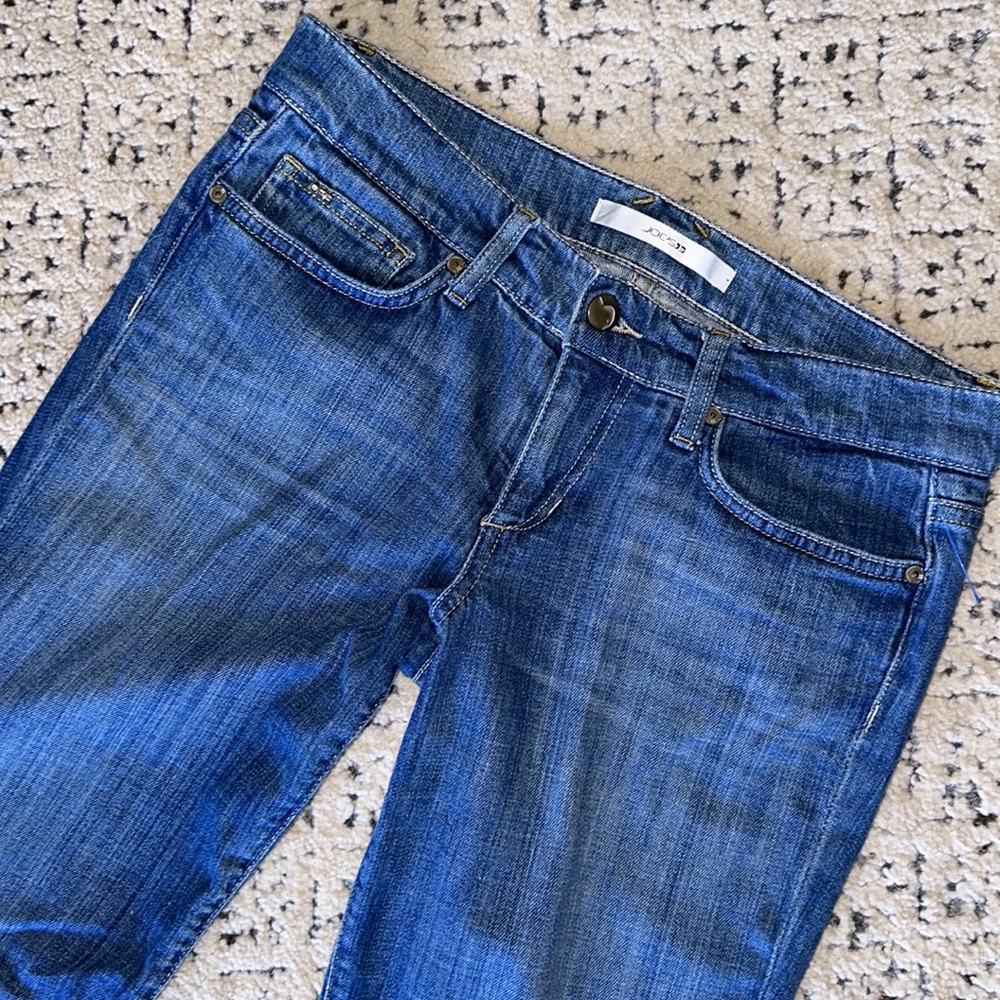 *JOES JEANS* Rocker Bootcut Raw Edge Low Rise 27 - Picture 2 of 8